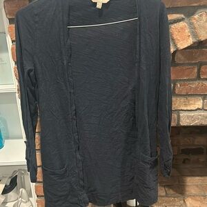 Navy Banana Rebublic Cardigan